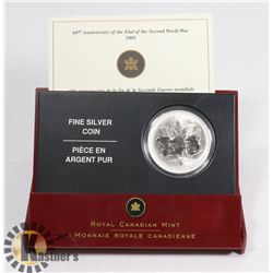 FINE SILVER V DAY COIN