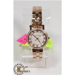 NEW MICHAEL KORS PETITE NORIE GOLD MSRP $225
