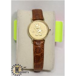 GOLDFACE MICKEY MOUSE WATCH