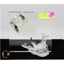 SWAROVSKI CRYSTAL FISH / OCEAN SCENE