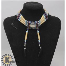 FIRST NATIONS DECORATIVE BEAD NECKLACE