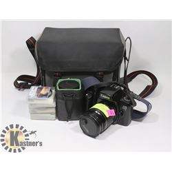 CANON ESO 1000F CAMERA  WITH ADDITIONAL LENS, FOUR