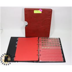 ALBUM OF COINS INCL CANADIAN LARGE CENTS, CANADIAN