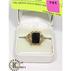 14K MENS GOLD RING SIZE 11.25