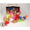 Image 1 : BOX OF ASSORTED VINTAGE TROLLS.