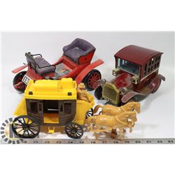 BOX OF VINTAGE TOY CARS