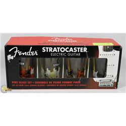 FENDER STRATOCASTER PINT GLASS SET