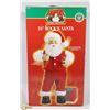Image 1 : 16" ROCKIN SANTA WITH SPEAKER.