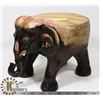 Image 1 : WOOD ELEPHANT PLANT POT STAND