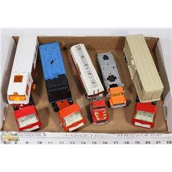 VINTAGE PRESSED SHEET METAL  TRUCK TOYS