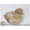 Image 1 : BROWN ROCK ON WHITE BASE/MINERALS