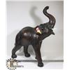 Image 1 : EXTRA LARGE LEATHER ELEPHANT ORNAMENT