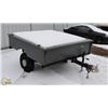Image 2 : SMALL GREY UTILITY TRAILER, APPROX 6FT X 8FT