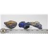 Image 1 : LAPIS LAZULI BLUE FROG WITH 2 BLUE ROCKS