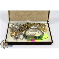 BOX OF ASSORTED JEWELLERY