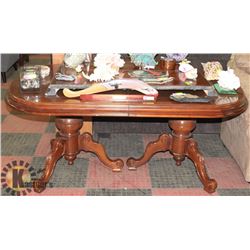 ESTATE WOOD KITCHEN TABLE (46"X67"X29.5") WITH TWO