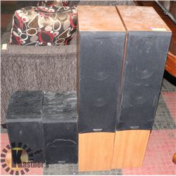 DALQUIST QX6 & QX 9 SPEAKERS