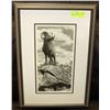 Image 1 : BIGHORN BY GLANN KAGAARD 1993 FRAMED AND MATTED