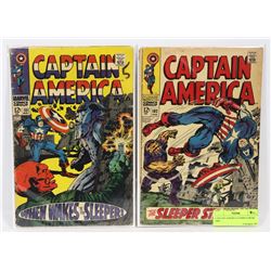 CAPTAIN AMERICA COMICS FROM 1968