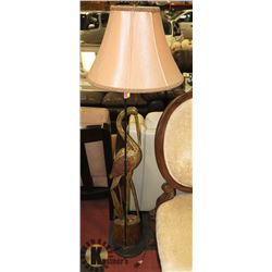 ESTATE FLOOR STANDING STORK LAMP.