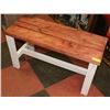 Image 1 : FARM STYLE WOOD BENCH.