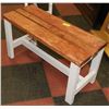 Image 1 : FARM STYLE WOOD BENCH.