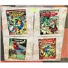 Image 1 : MOUNTED SET OF 4 VINTAGE "THE AMAZING