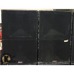 GROUP OF 2 HIGH-OUTPUT EAW COMMERCIAL SPEAKERS