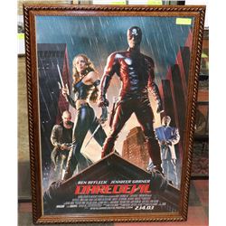FRAMED DAREDEVIL MOVIE POSTER 31 X 43