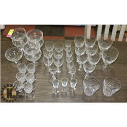 40PC CRYSTAL GLASS COLLECTION - ON CHOICE