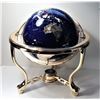 Image 1 : 22)  VINTAGE GLOBE ON BRASS STAND WITH