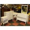 Image 1 : 7PC VINTAGE FRENCH PROVINCIAL GIRLS BEDROOM SET