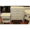 Image 2 : 7PC VINTAGE FRENCH PROVINCIAL GIRLS BEDROOM SET