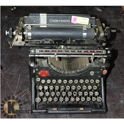 VINTAGE UNDERWOOD TYPEWRITER