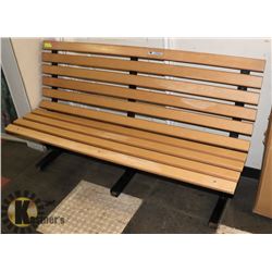 NATIONAL CART COMPANY BENCH STEEL AND FIBERGLASS