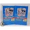 Image 1 : 2 BOXES OF 1991 PRO SET NFL CARDS SERIES 1
