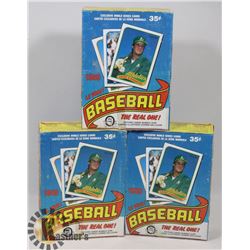 3 BOXES OF 1989 BASEBALL PITCHER CARDS (OPEE CHEE)