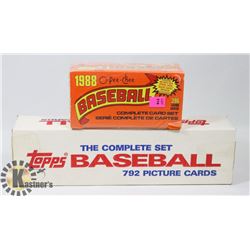 LOT OF 2 1998 OPEE CHEE AND 1987 TOPPS COMPLETE