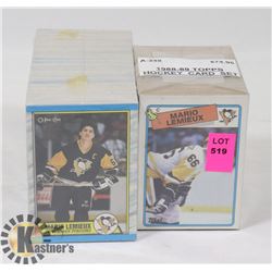 1989 OPEE CHEE 1-330 AND 1988 TOPPS HOCKEY CARDS