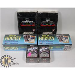 LOT OF 6 ASSORTED HOCKEY CARD UNOPENED PACKS