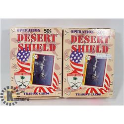 2 BOXES OF OPERATION DESERT SHEILD UNOPENED PACKS