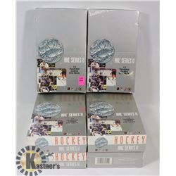 6 BOXES WITH UNOPENED PACKS OF PRO SET 1991/92