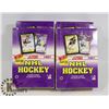 Image 1 : 4 BOXES WITH UNOPENED PACKS OF 1991 SCORE NHL