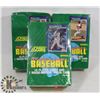Image 1 : 3 BOXES WITH UNOPENED PACKS OF 1991 SCORE MLB