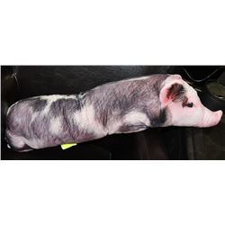 REALISTIC PIG PILLOW 36" LONG.