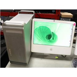 LOT OF APPLE DESKTOP & 20" WHITE APPLE IMAC