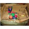 Image 1 : XL BOX OF RUBBER BALLS