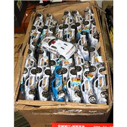 XL BOX OF TOY POLICE CARS