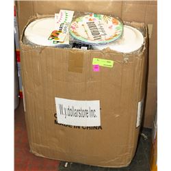BOX OF NEW HAPPY BIRTHDAY PAPER PLATES