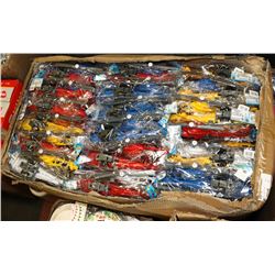 XL BOX OF TOY HELICOPTERS